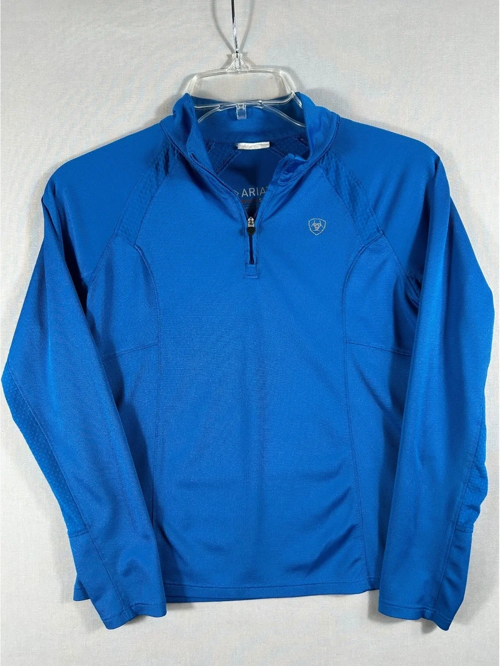 Ariat Tek Youth Blue Quarter-Zip Light Weight Jacket Medium